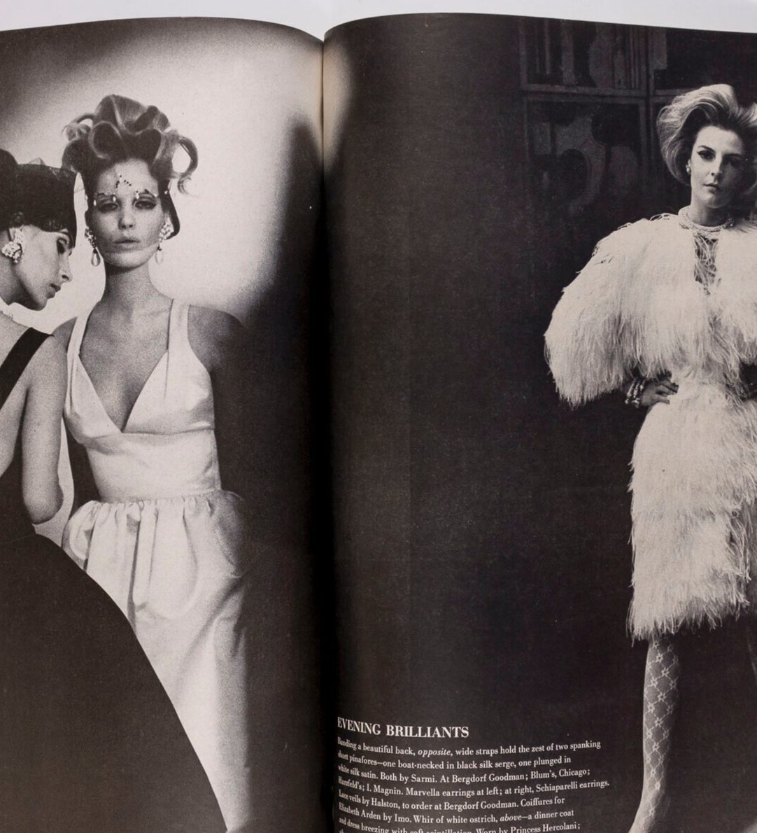 Blow Up WILHELMINA COOPER Veruschka VOGUE March 1965 COURREGES Liz Taylor WARHOL