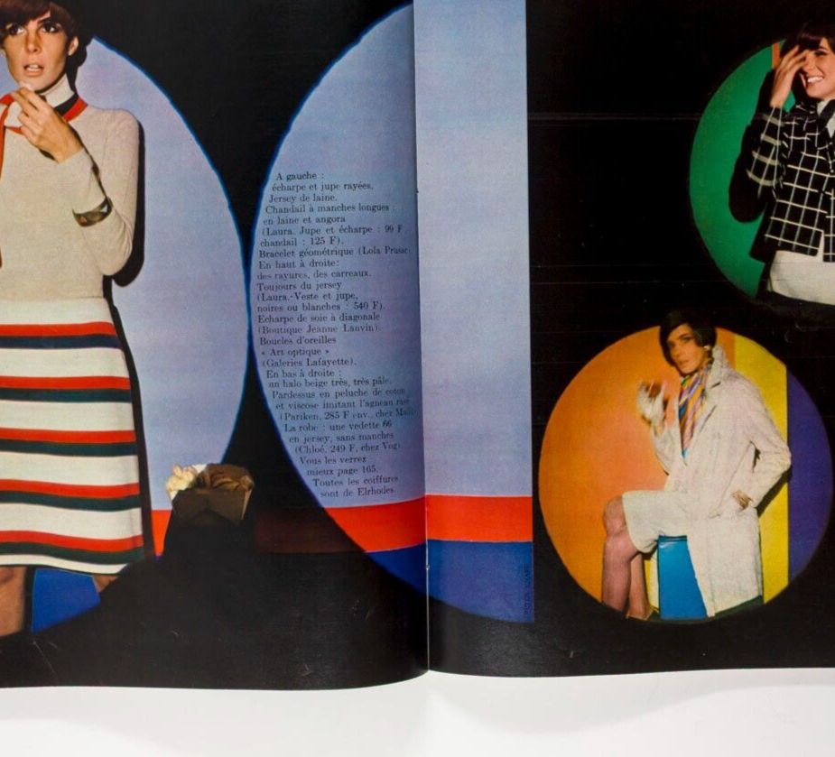 Nicole De Lamarge FRANCOISE HARDY Sylvie Vartan ELLE September 1965 Peter Knapp