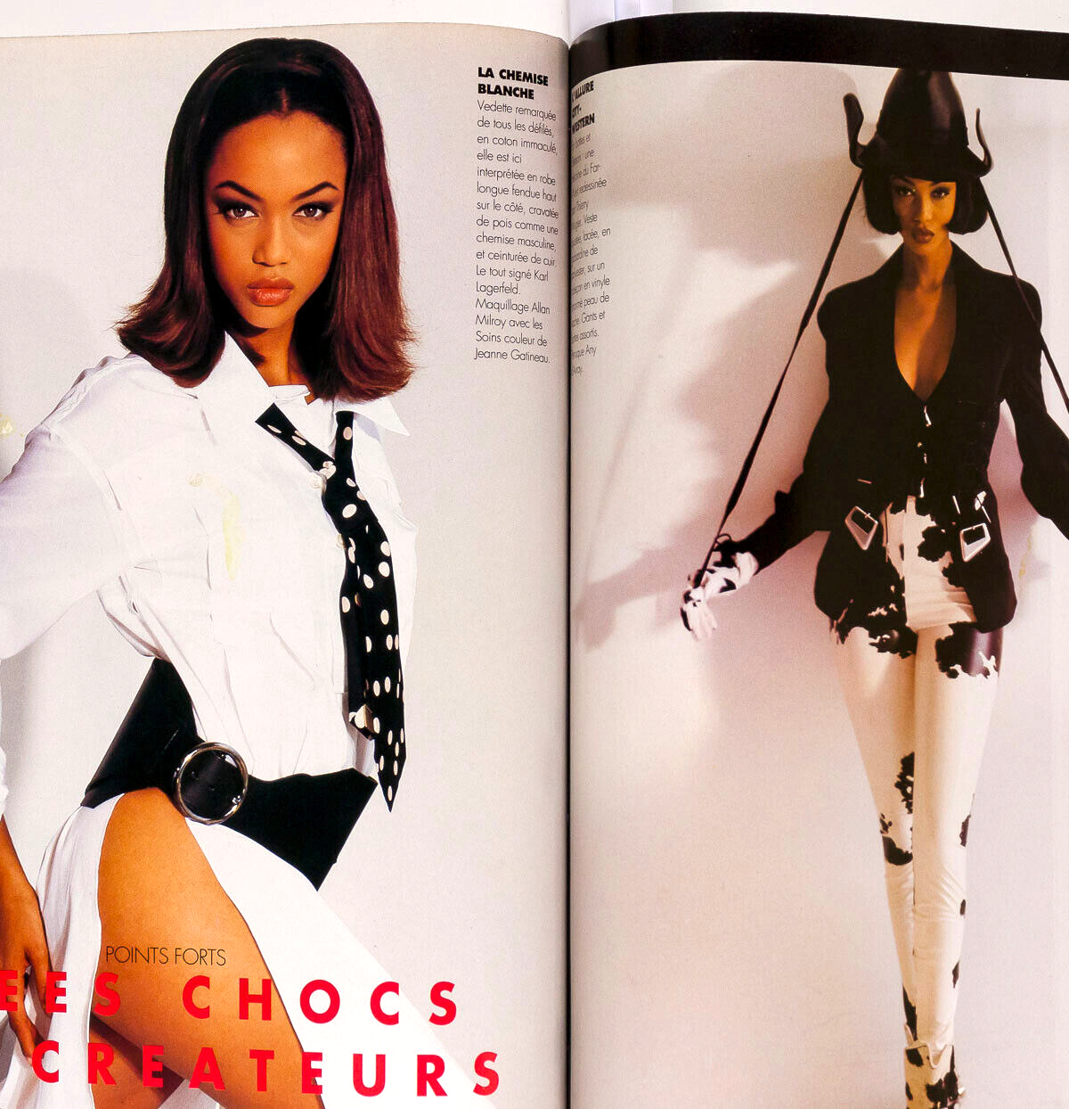 Tyra Banks SPRING SUMMER ETE COLLECTIONS Special DEPECHE MODE magazine FRANCE