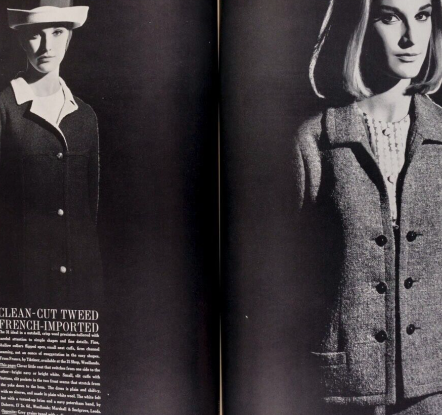 BARBRA STREISAND Jill Kennington BIBA Jean Shrimpton BRUCE DAVIDSON Navy Vogue