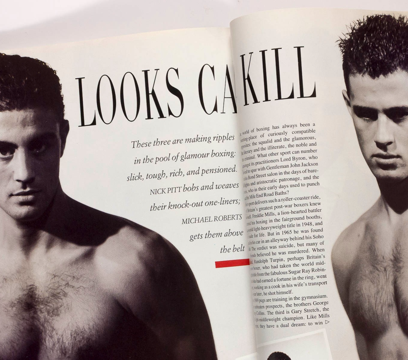 Vivienne Westwood MARGARET THATCHER punk BOY GEORGE  Tatler magazine April 1989