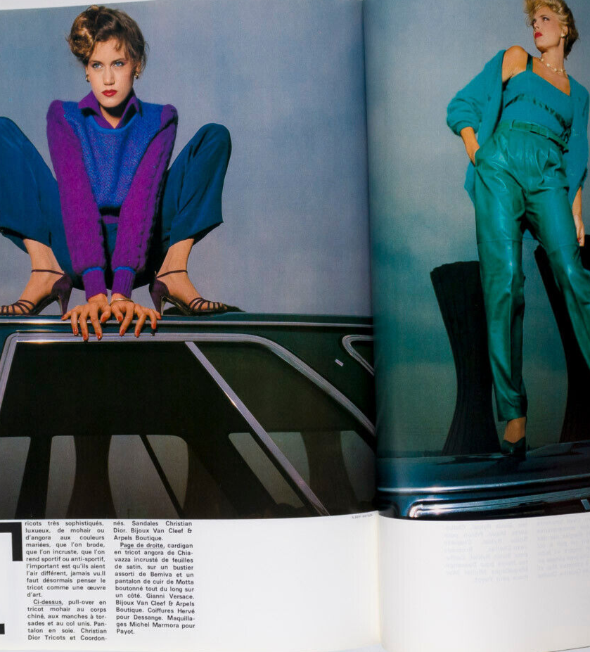 Janice Dickinson JERRY HALL Steve Hiett ART KANE Gianni Versace AVANTGARDE Vogue