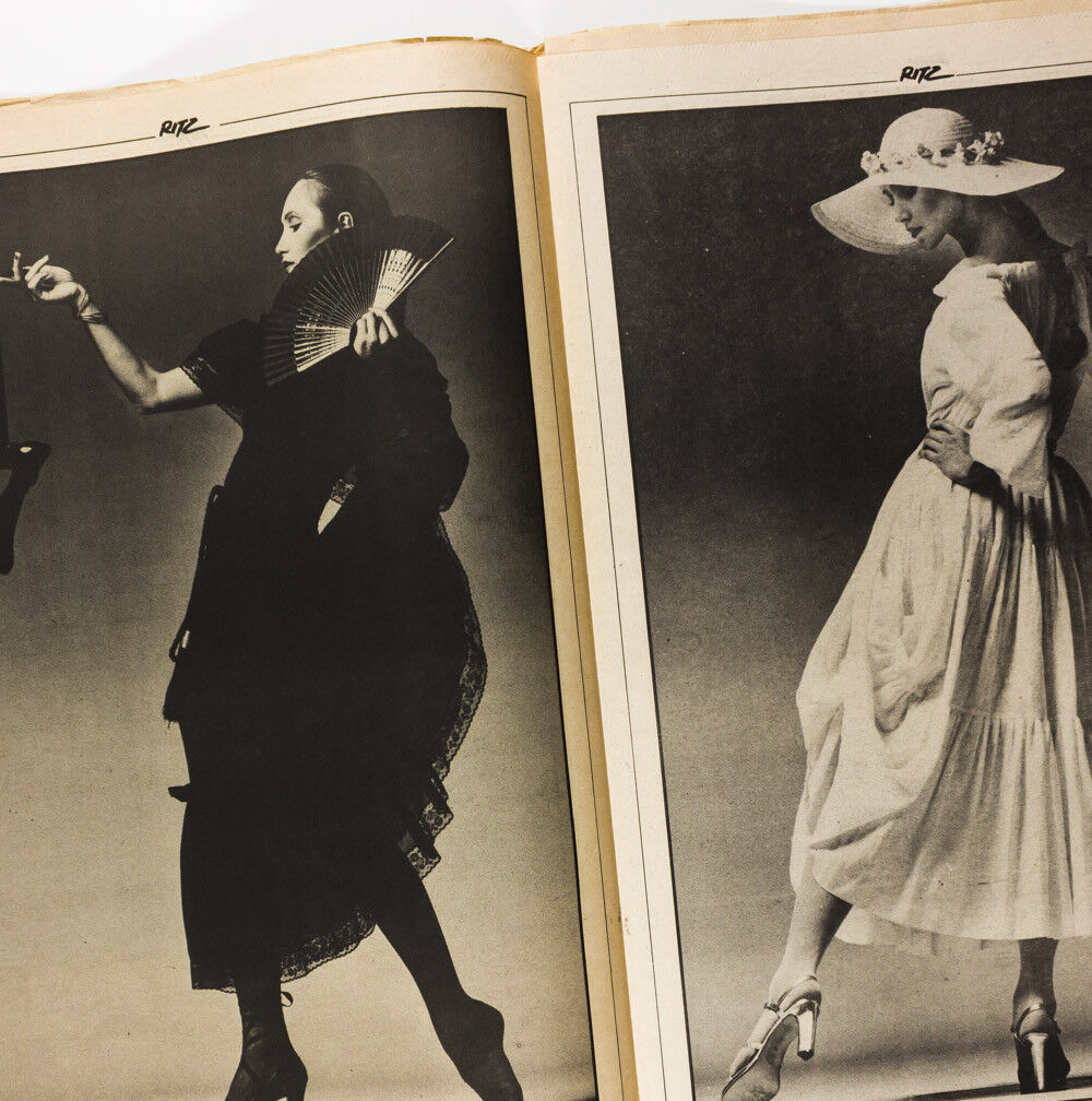 Catherine Deneuve DAVID HOCKNEY Bailey ZAPATA Swanky Modes RITZ magazine 3 1977