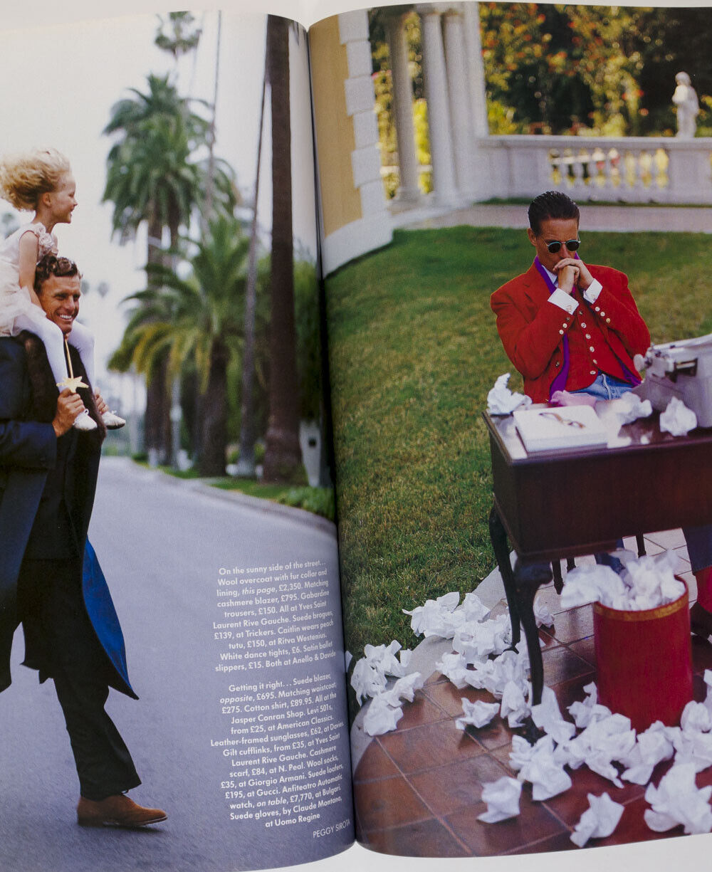 Linda Evangelista PETER LINDBERGH Helena Christensen JEAN MUIR Vogue 1991 Sep UK