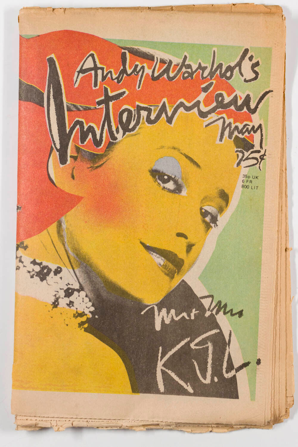 KENNETH J LANE Max Ernst KAREN BLACK Marc Bohan VIVA Warhol's INTERVIEW MAGAZINE