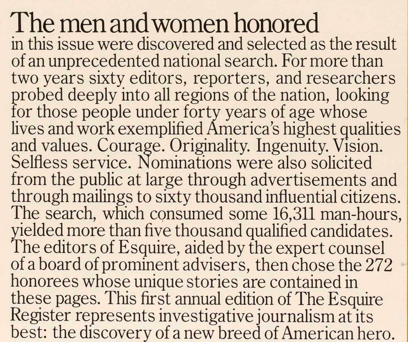 Willi Smith MERYL STREEP Peter Sellers ESQUIRE December 1984 Ed Harris MARSALIS