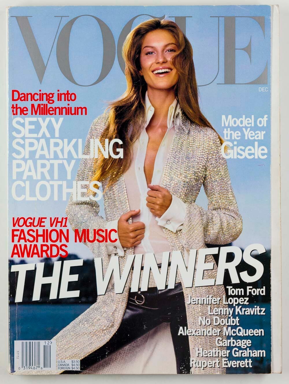 GISELE Alexander McQueen GWEN STEFANI Vogue Dec 1999 JLo RUPERT EVERETT Tom Ford