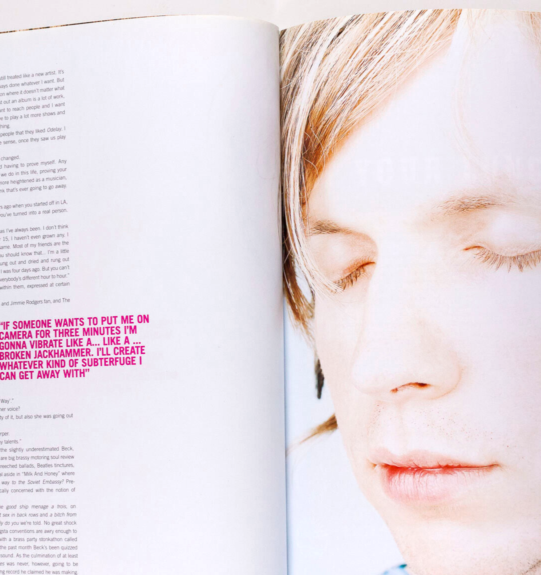 BECK Chris Cunningham HARMONY KORINE Dazed & Confused Nov 1999 Trent Reznor PARR