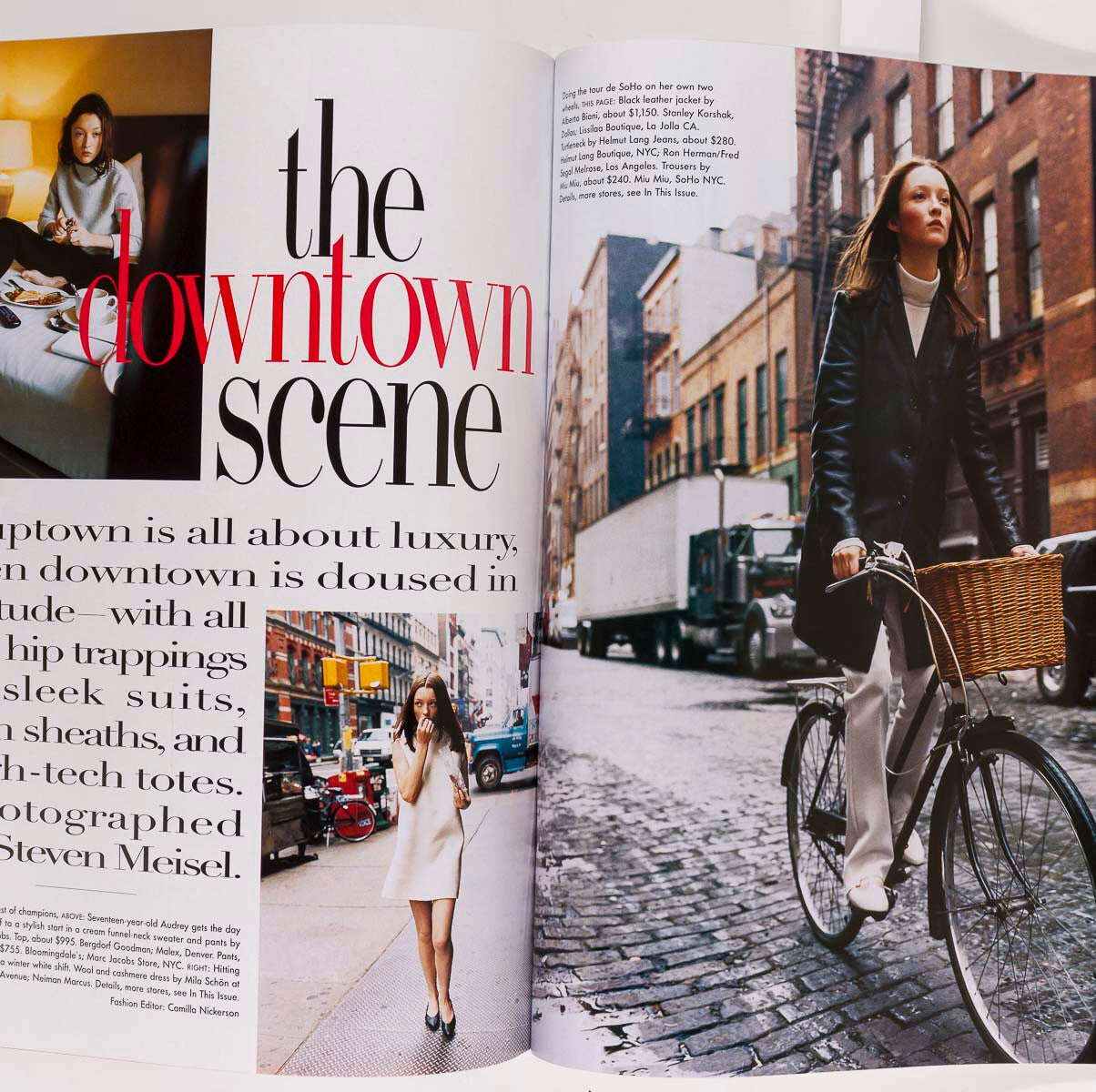 Carolyn Murphy STEVEN MEISEL Manhattan VOGUE magazine August 1998 Style DESIGNER