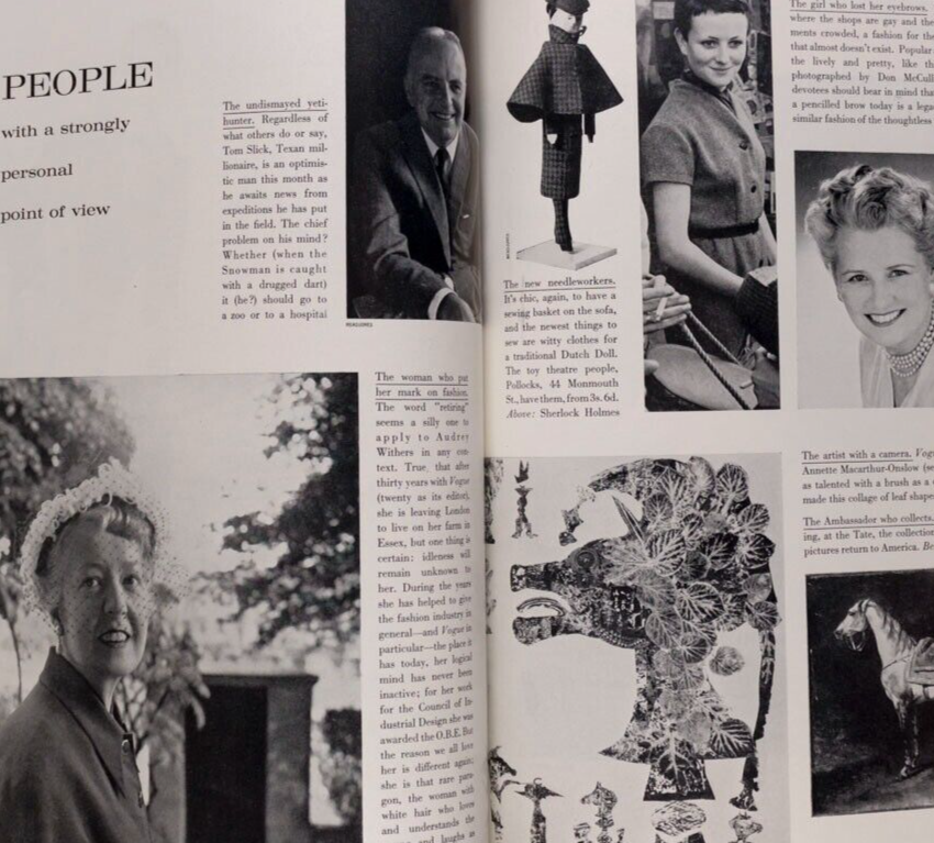 Jean Shrimpton JFK Penn DON McCULLIN Susannah York SAUL STEINBERG Tod Draz VOGUE
