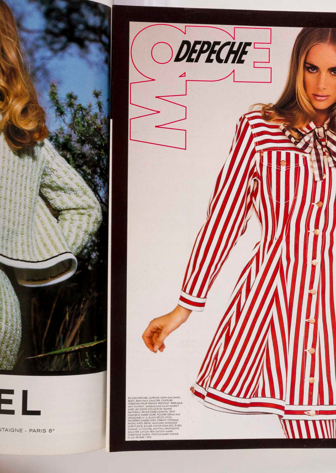 Tyra Banks SPRING SUMMER ETE COLLECTIONS Special DEPECHE MODE magazine FRANCE