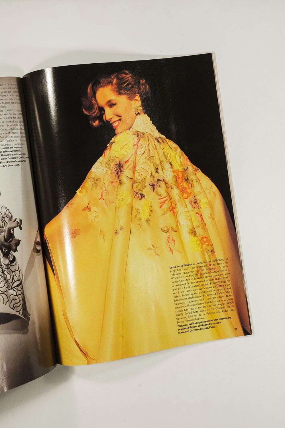 TALISA SOTO Lucie de la Falaise BRUCE CHATWIN Michael Roberts JUDY BLAME Tatler