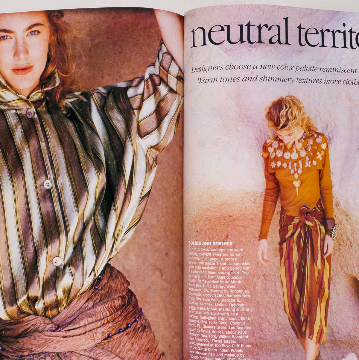 TAJANA PATITZ Talisa Soto BRUCE WEBER Vogue June 1989 Michael Keaton CARRE OTIS