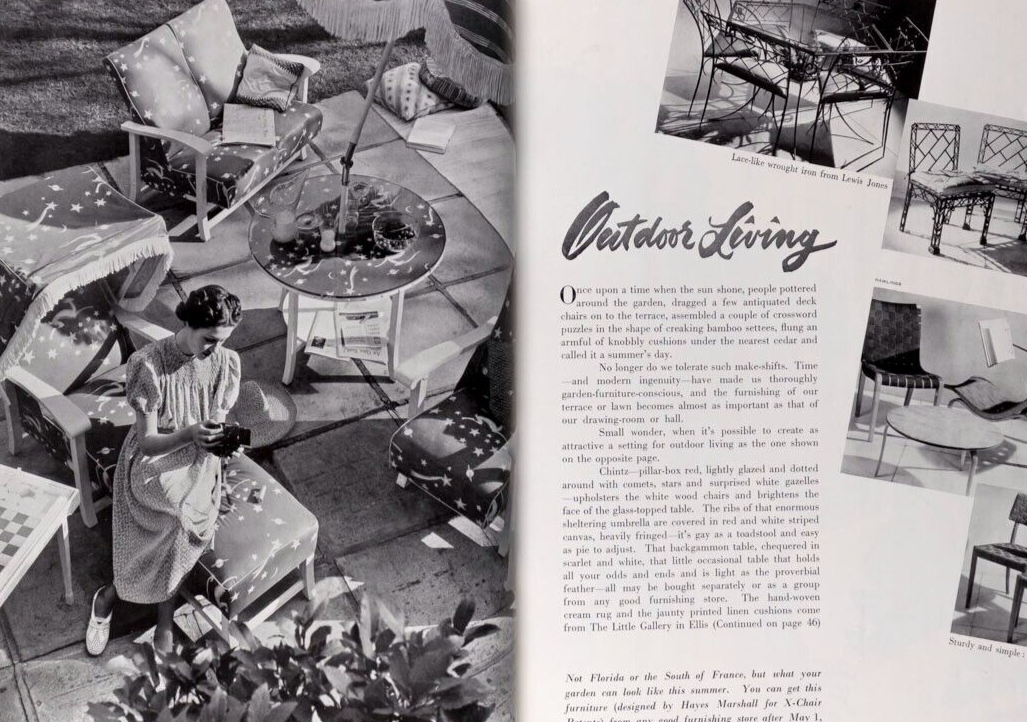 Zinkeisen DUNCAN MILLER Dover VOGUE House & Garden book April 1939 Marion Dorn