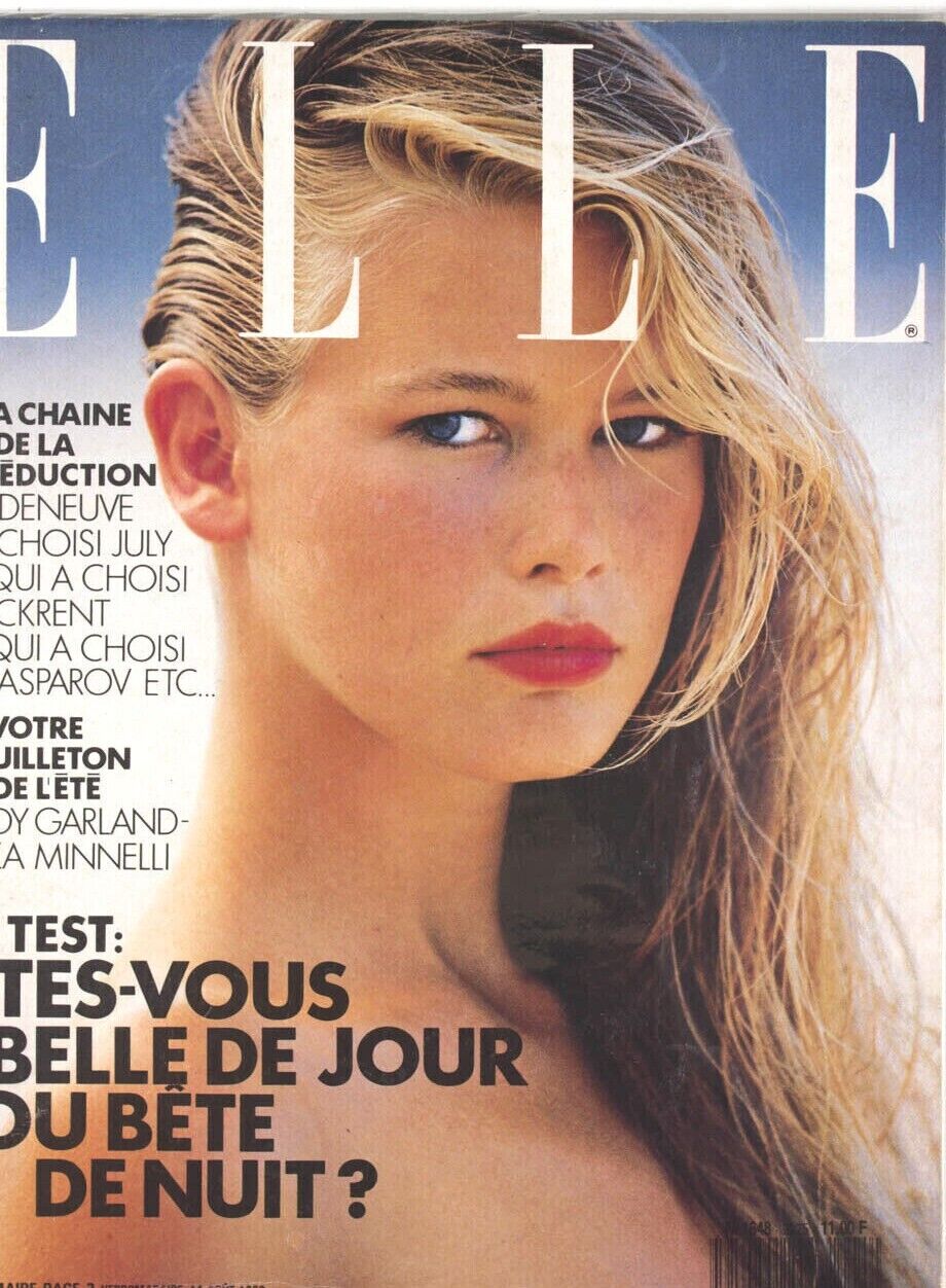 Early Claudia Schiffer LIZA MINNELLI Judy Garland CATHERINE DENEUVE Elle France