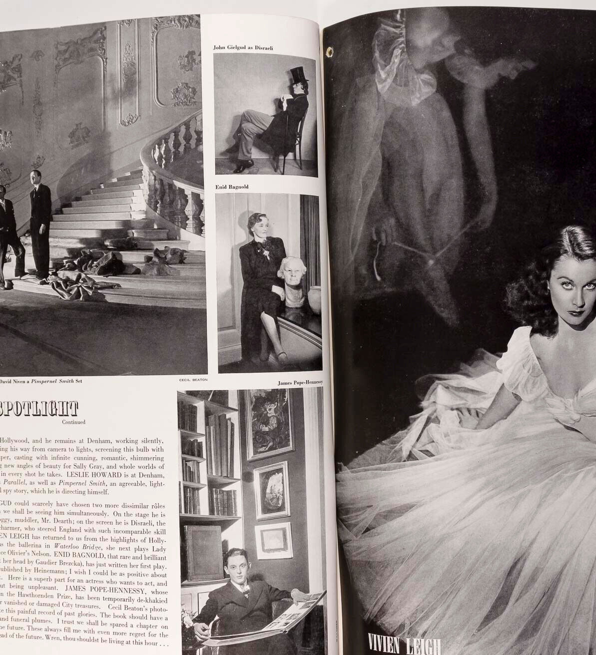 VIVIEN LEIGH Lee Miller PAULETTE GODDARD Collections BEATON Topolski VOGUE 1941