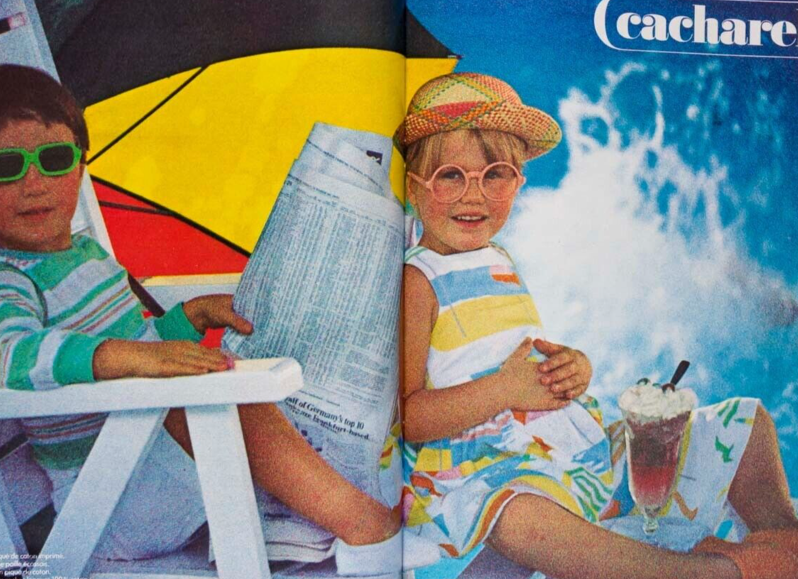 MISS PIGGY Catherine Deneuve MUPPETS Janice Dickinson ELLE MAGAZINE 7 April 1980