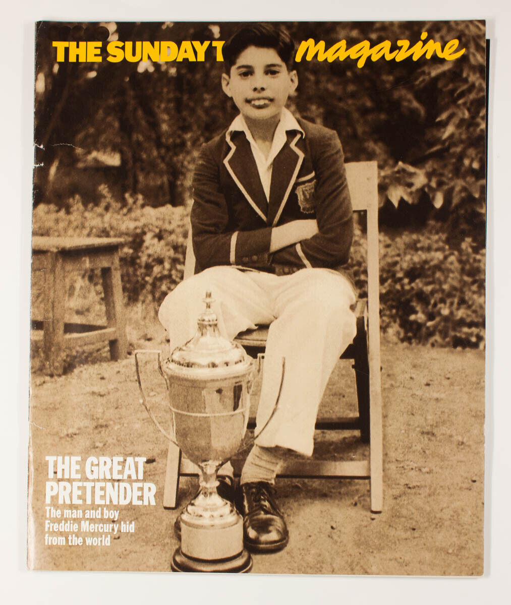 Freddie Mercury QUEEN Kate Moss KIRSTY HUME Naomi Campbell SUNDAY TIMES magazine