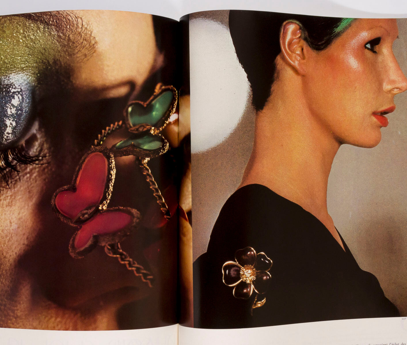 PARIS VOGUE par by MARLENE DIETRICH Helmut Newton GUY BOURDIN magazine 1974 Xmas