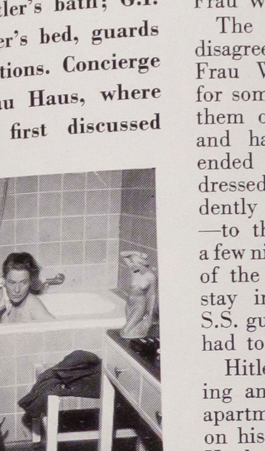 LEE MILLER portrait HITLER'S BATH Paris couture doll show NORMAN PARKINSON Vogue