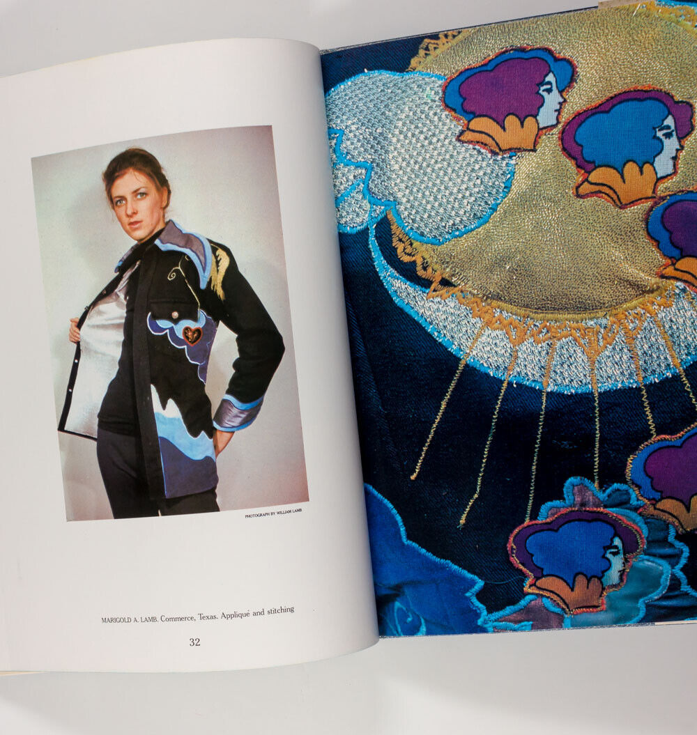 AMERICAN DENIM Baron Wolman NEW FOLK ART Hippies EMBROIDERED JEANS book RAGS vtg