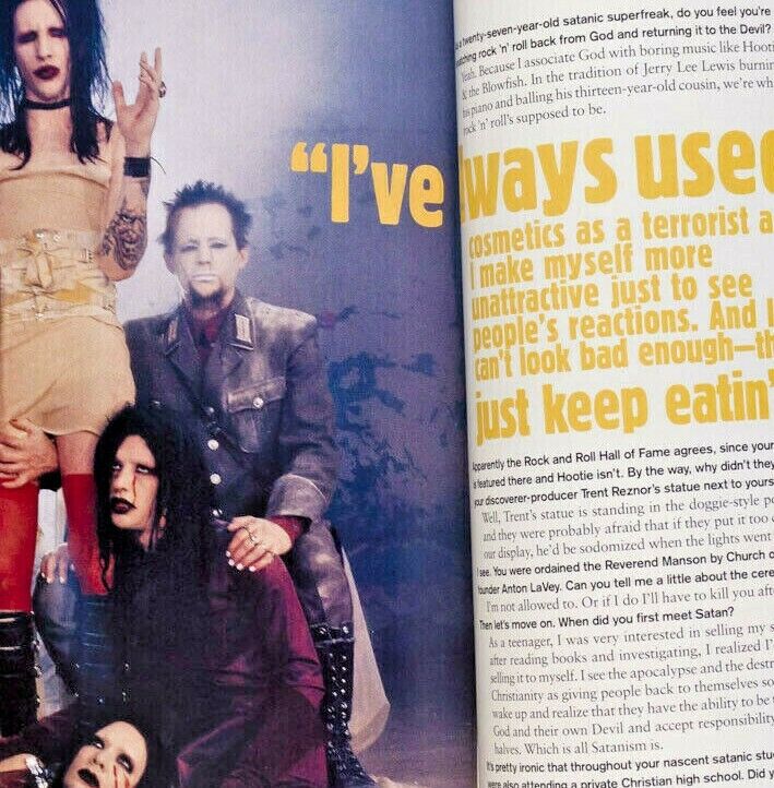 CHRIS CORNELL Marilyn Manson AALIYAH Richard Ashcroft TUPAC Details magazine 90s