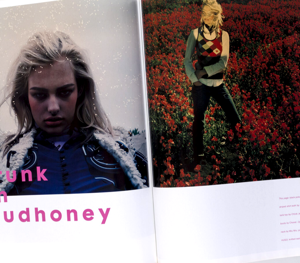 Alexander McQueen JOANNA NEWSOM Corinne Day THE FACE magazine September 2002 vtg