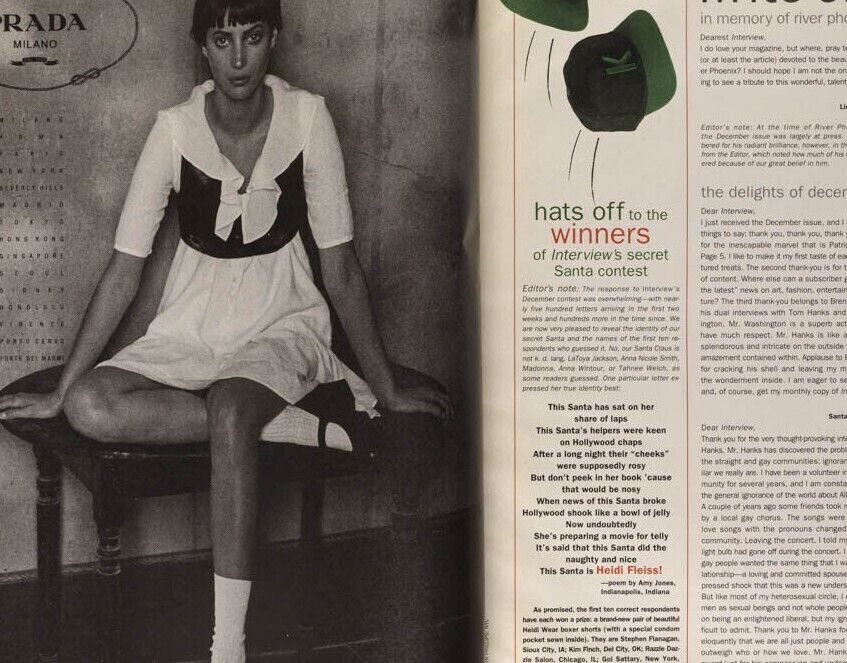 Bijoux PhilIips JEFF BUCKLEY Alicia Silverstone BAI LING Rare INTERVIEW MAGAZINE