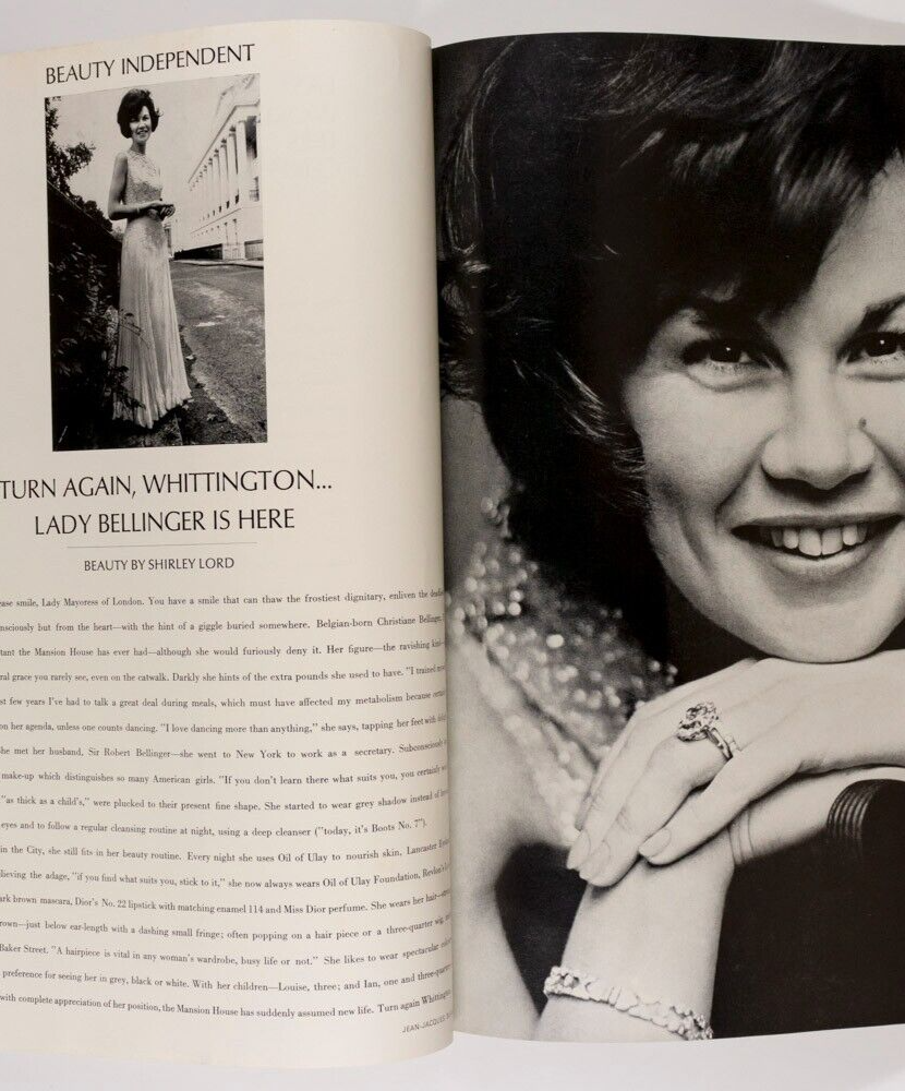 Brigitte Bauer RONAN O'CASEY Roman Polanski HARPERS Dec 1966 Skiwear HARDY AMIES