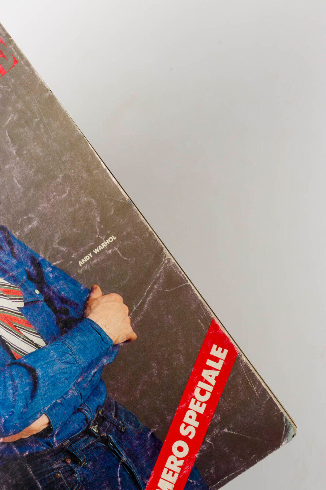 ANDY WARHOL Matt Dillon BRUCE WEBER Blue Denim Jeans ALDO FALLAI L'uomo Vogue 80