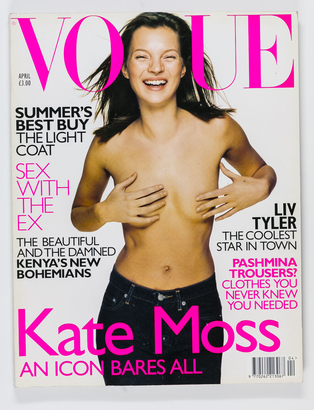 Kate Moss NICK KNIGHT Liv Tyler ANGELA LINDVALL Kenya VOGUE magazine April 1999