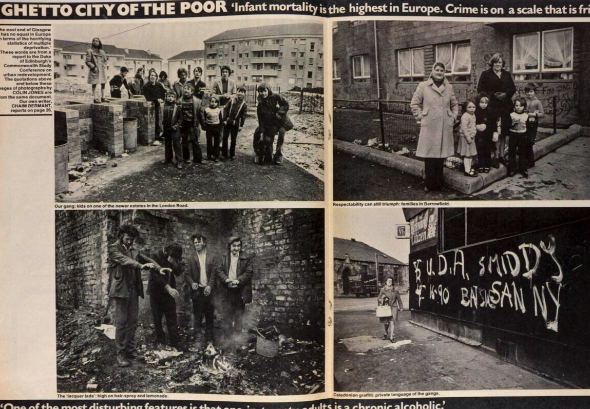 Colin Jones GLASGOW Zandra Rhodes CLIVE ARROWSMITH Beryl Reid  OBSERVER Magazine