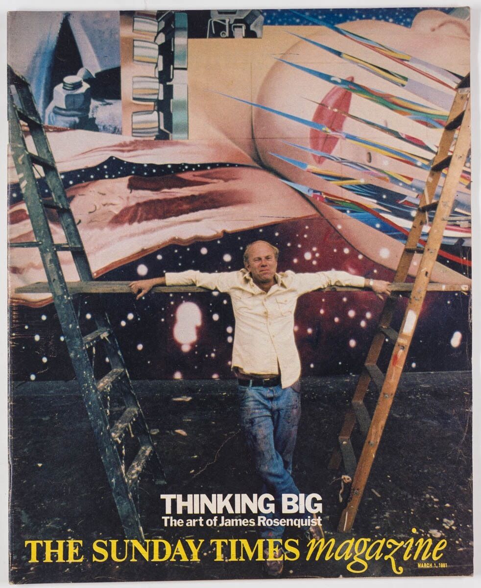 James Rosenquist SHEENA EASTON Princess Grace LENNY HENRY Sunday Times magazine