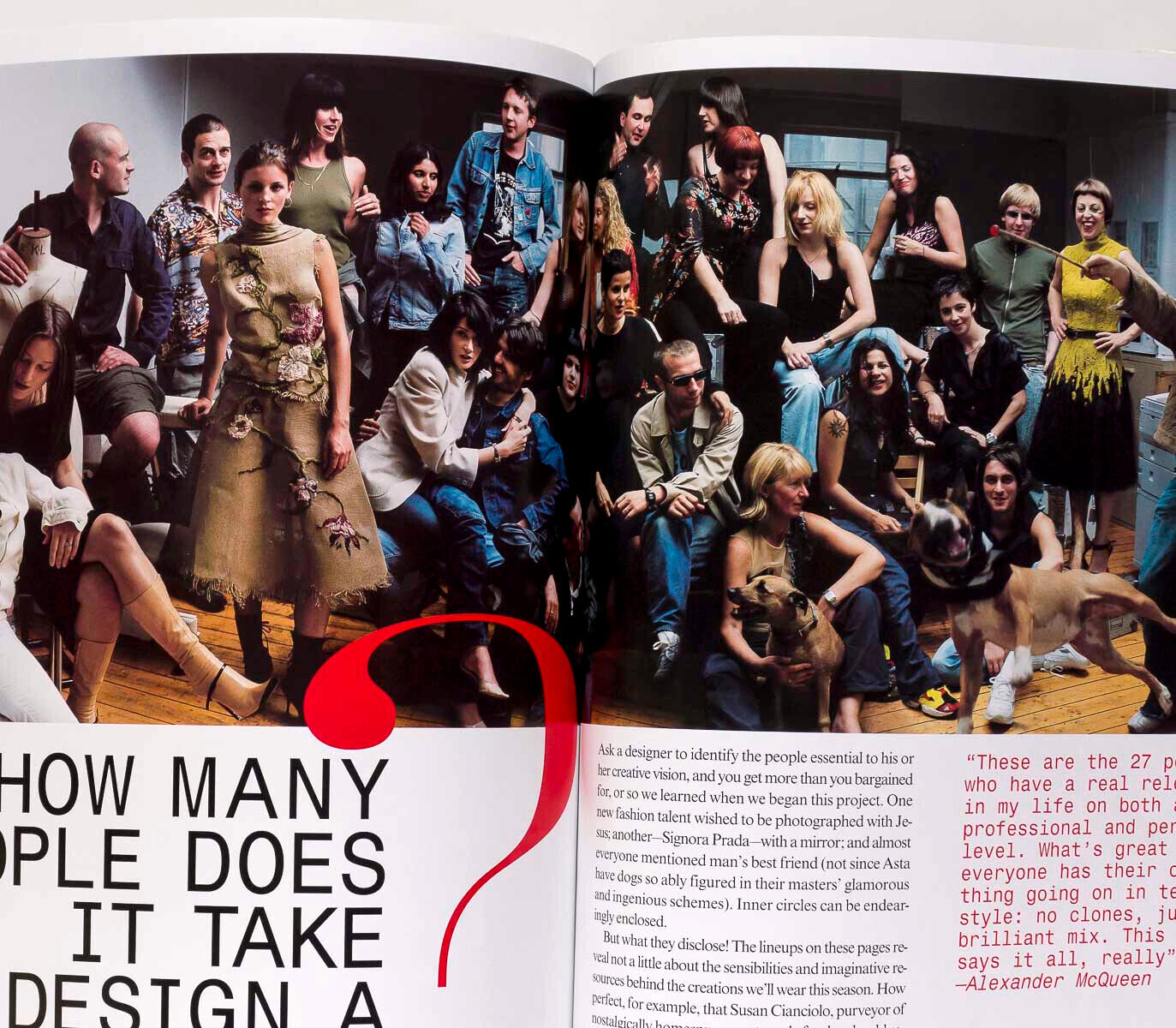 Bridget Hall BJORK Ana Claudia Michels CHRIS ROCK Carmen Kass USA Vogue 2000 Sep