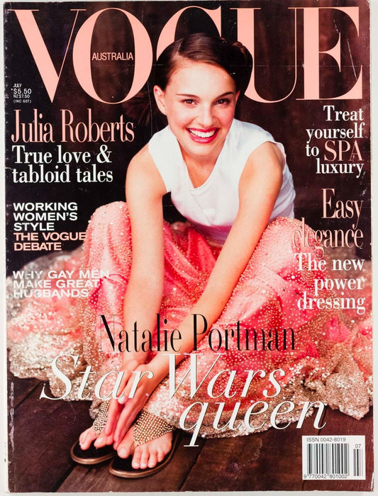 Natalia Portman JULIA ROBERTS Alyssa Sutherland VOGUE Australia 1999 Wek CLAUDIA