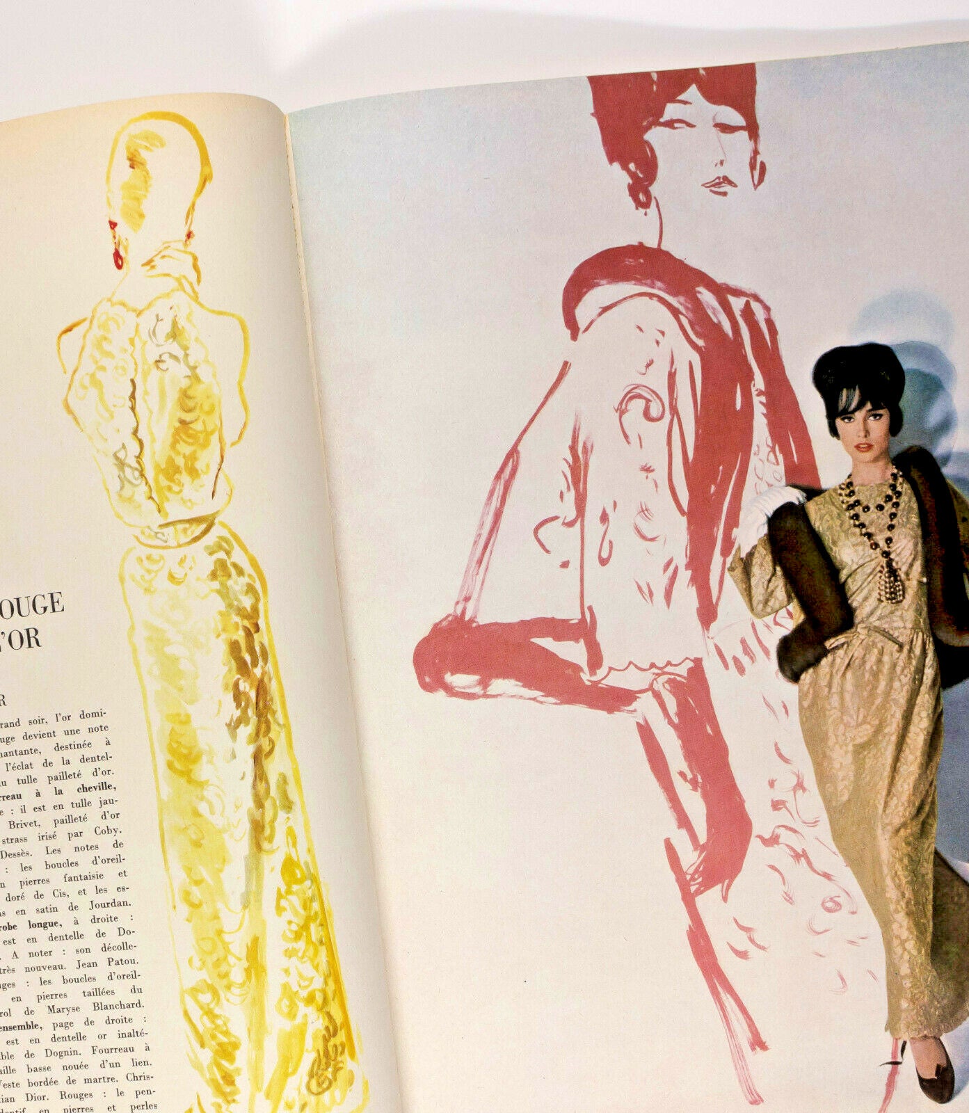 Anna Bjorck JOSPHINE BAKER Gruau PARIS VOGUE Nov 1960 Munich DRAZ Klein PEYNET