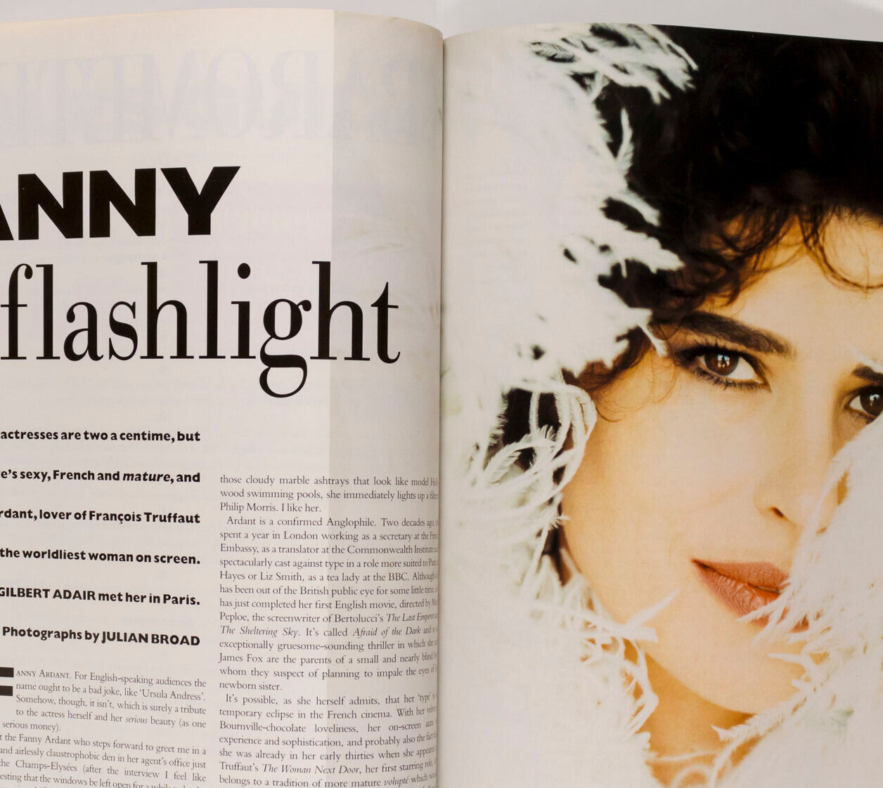 FANNY ARDANT Charlotte Gainsbourg JULIE DELPY Norma Major CORSET Harpers & Queen