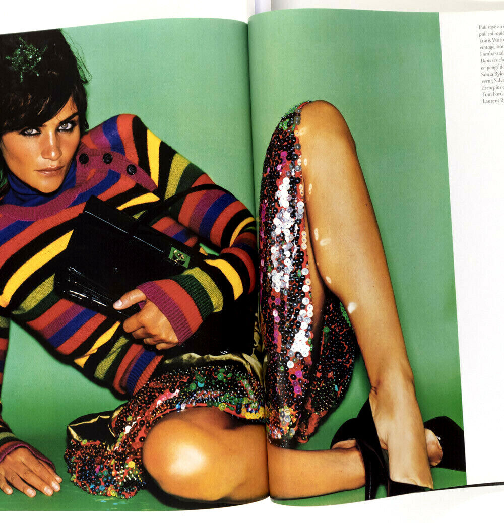 HELENA CHRISTENSEN Sam Haskins MARIO TESTINO Jessica Miller Paris Vogue magazine