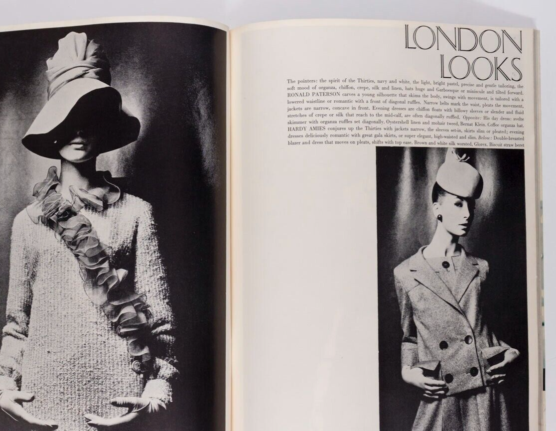 JEAN SHRIMPTON John Lennon APRIL ASHLEY Vogue March 1964 Biba CHANEL vtg MOD UK