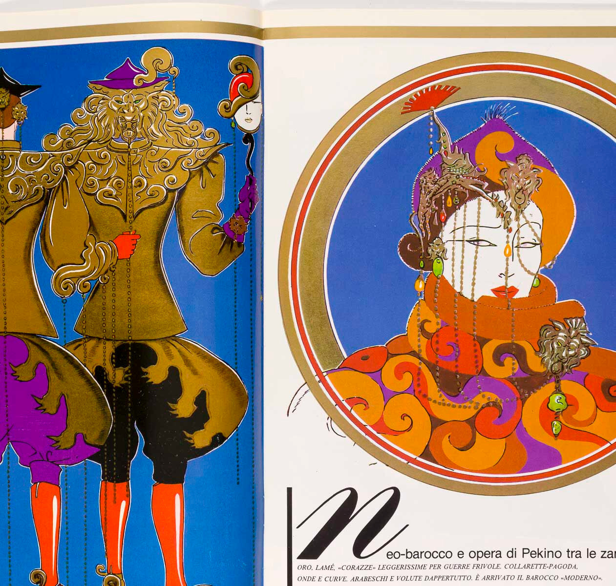 ANTONIO LOPEZ 48 illustration pages FENDI Ferre VANITY FASHION magazine # 0 1981