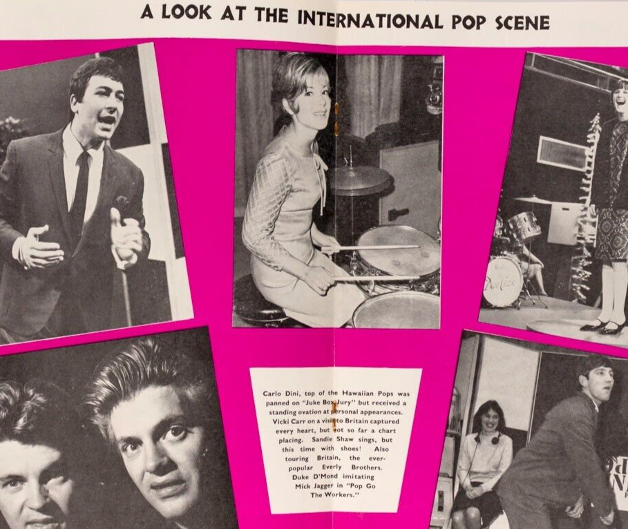 Sandie Shaw THE BEATLES Rolling Stones POP WEEKLY Marianne Faithfull EVERLY BROS