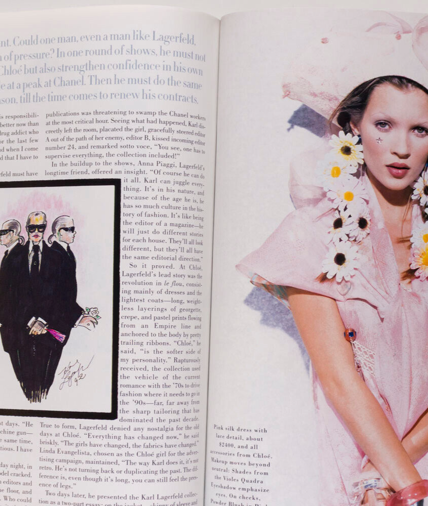 Kate Moss MARC JACOBS Edward Furlong HARPERS BAZAAR Christy PETER LINDBERGH Karl