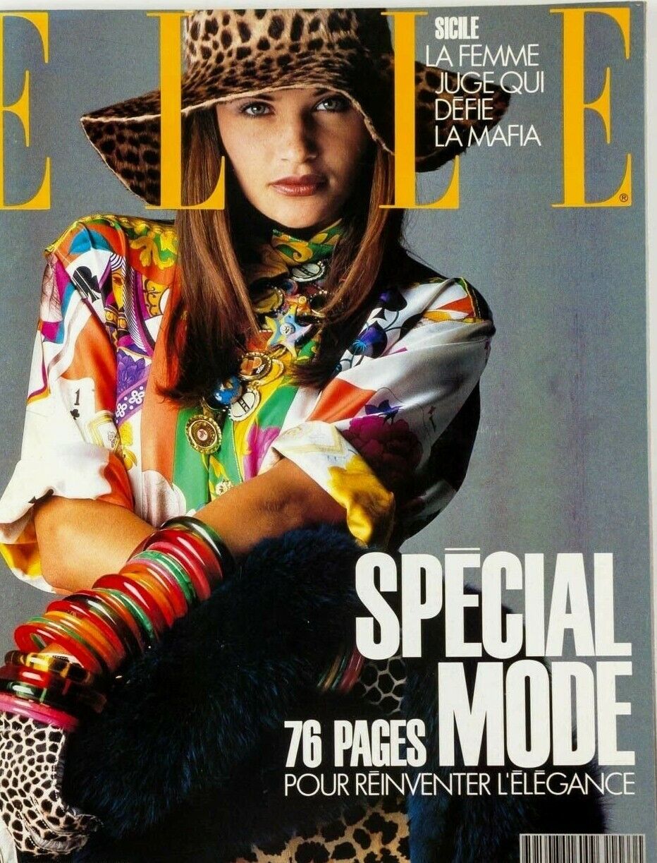 HELENA CHRISTENSEN Patricia Hartmann CLAUDIA MASON Heather Whyte ELLE magazine