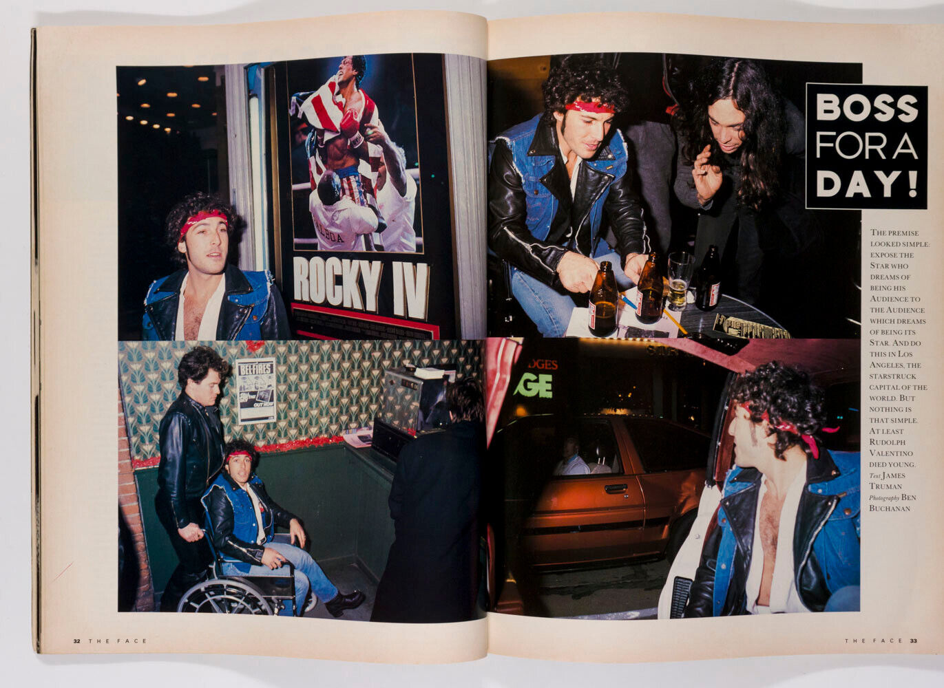 Nick Kamen BOY GEORGE Sade EDDIE O'CONNELL Rowan Atkinson TIM ROTH Face magazine