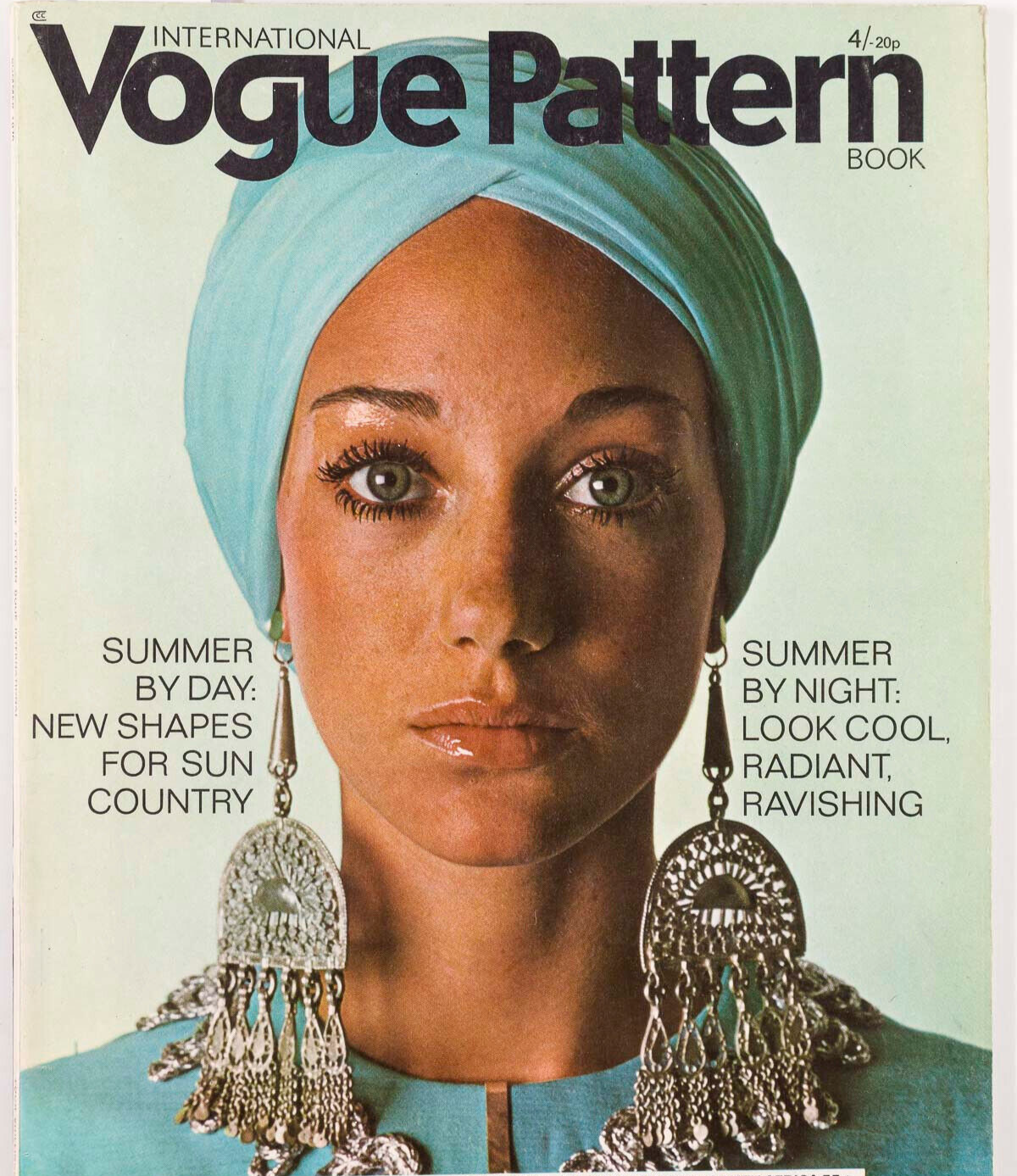 Marisa Berenson ANTONIO LOPEZ Couture SEAMING Poncho VOGUE magazine Pattern book