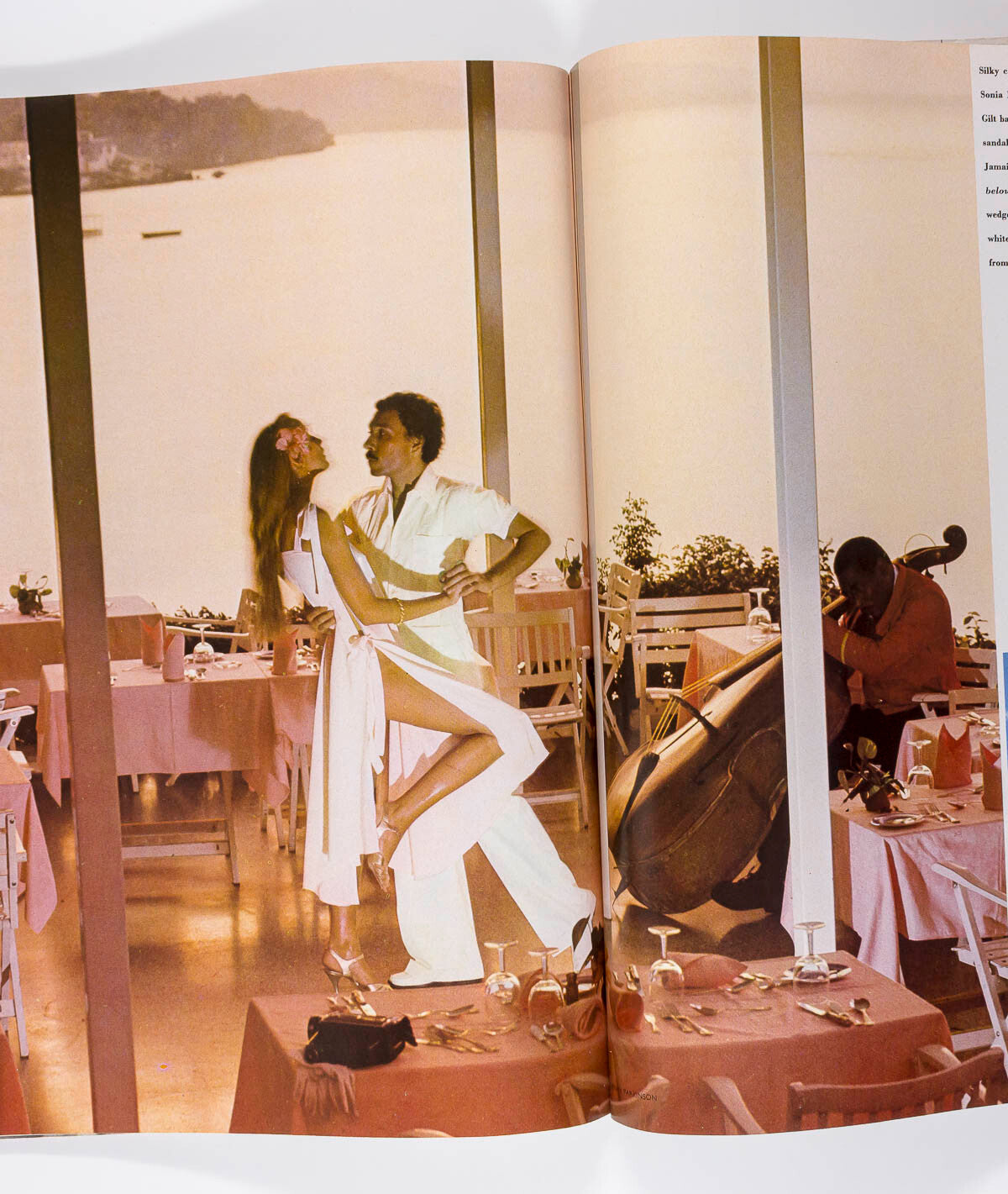 Jerry Hall ANTONIO LOPEZ Norman Parkinson TERENCE DONOVAN Jamaica TOSCANI  Vogue