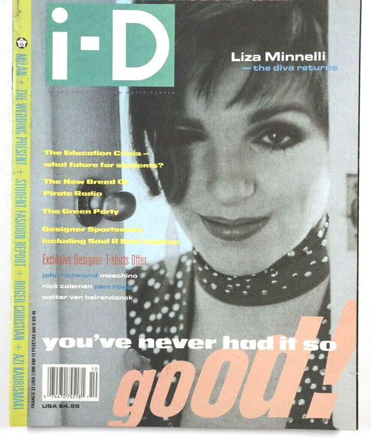 Liza Minnelli RAY PETRI House of Beauty & Culture WVB Sportswear UK i-D magazine