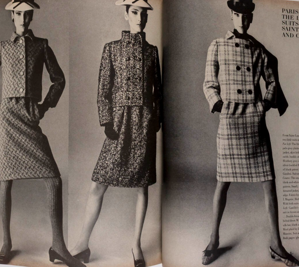 MARISA BERENSON Veruschka PENN Vogue September 1965 Fellini COLLECTIONS Barzini