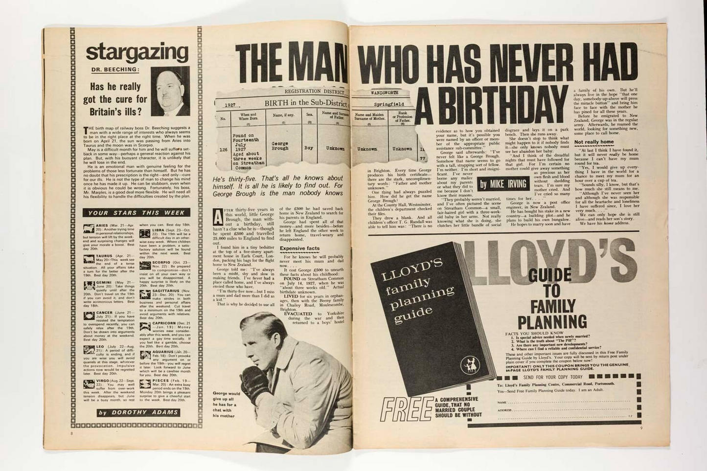 CHRISTINE KEELER Yevgeny Ivanov STEPHEN WARD Today magazine ELIZABETH TAYLOR 60s