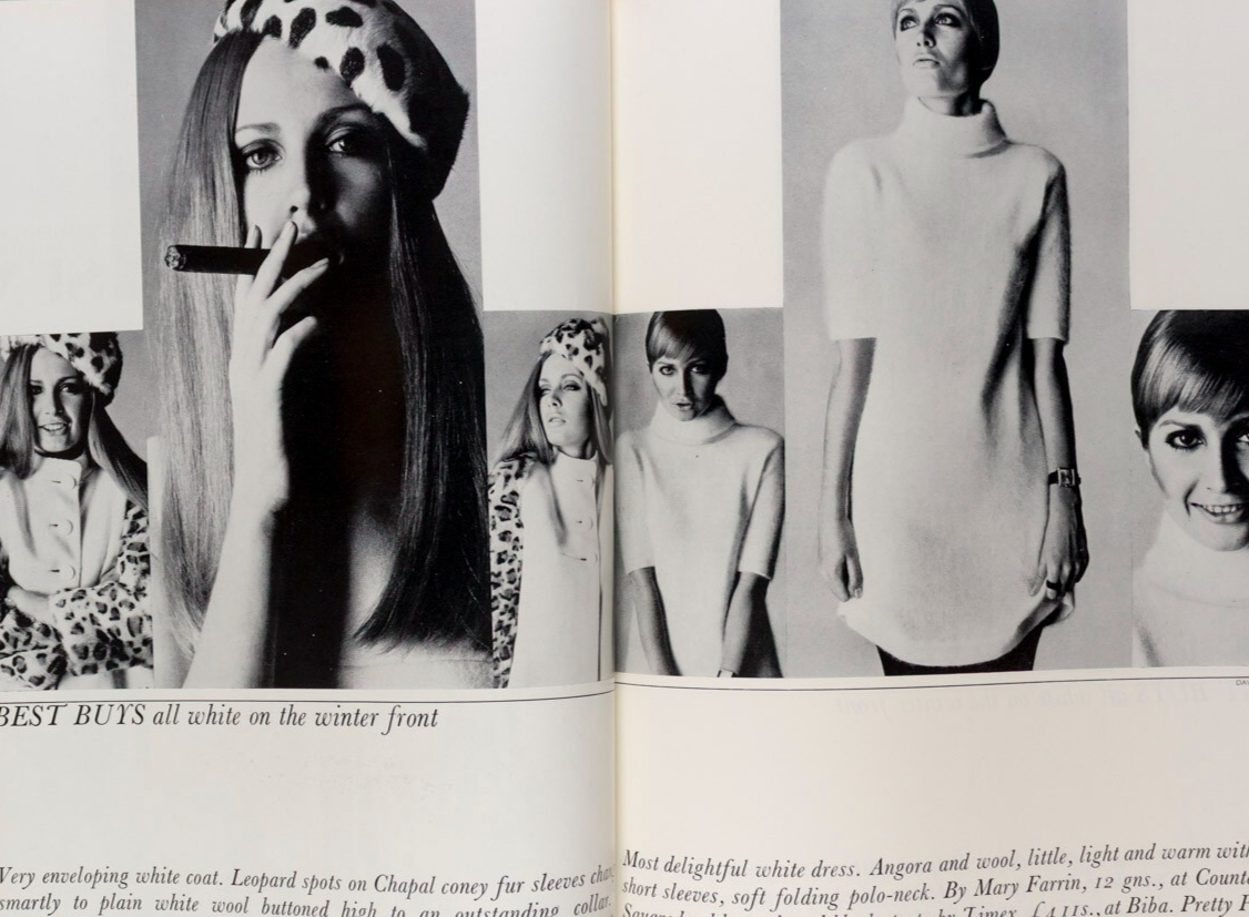 SHARON TATE Celia Hammond HELMUT NEWTON Vogue December 1966 RUSSIA Bailey VENICE